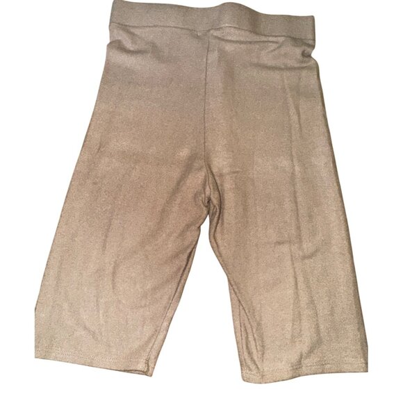 All Tied Up Biker Capri Short Set Mocha Large Fashion Nova Sexy Stretch Wrap Top - Picture 9 of 11